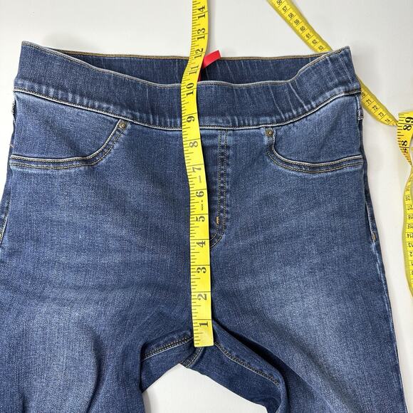 Spanx Jeans Women Medium Blue Ankle Skinny High Rise Shaping Core Control - Picture 13 of 16